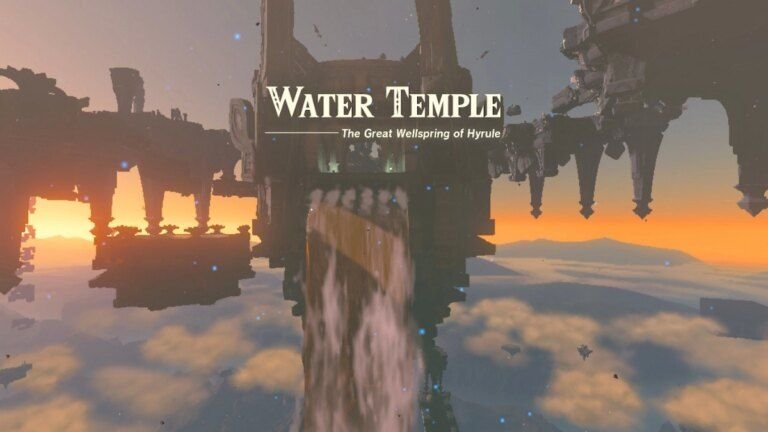 Cómo abrir los cuatro grifos en el Templo del Agua