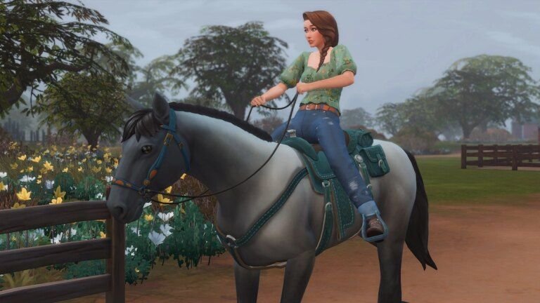 Cómo entrenar caballos en Los Sims 4: Horse Ranch
